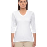 Ladies' Perfect Fit  Bracelet-Length V-Neck Top