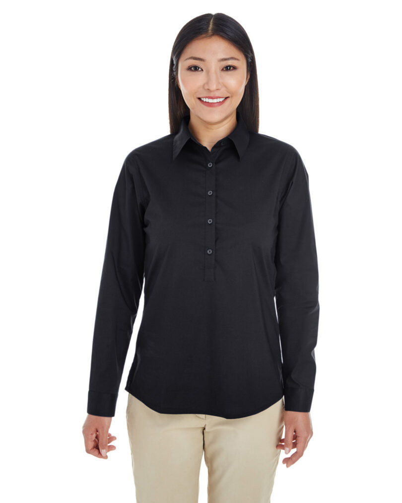 Ladies' Perfect Fit  Half-Placket Tunic Top