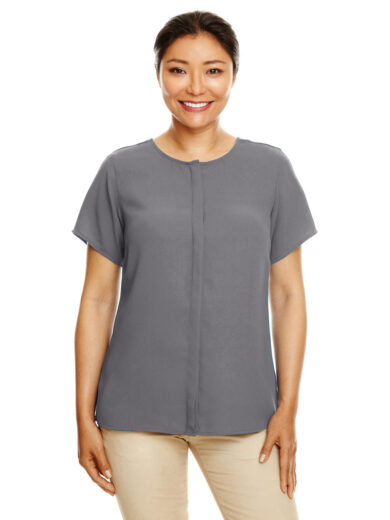 Ladies' Perfect Fit   Short-Sleeve Crepe Blouse