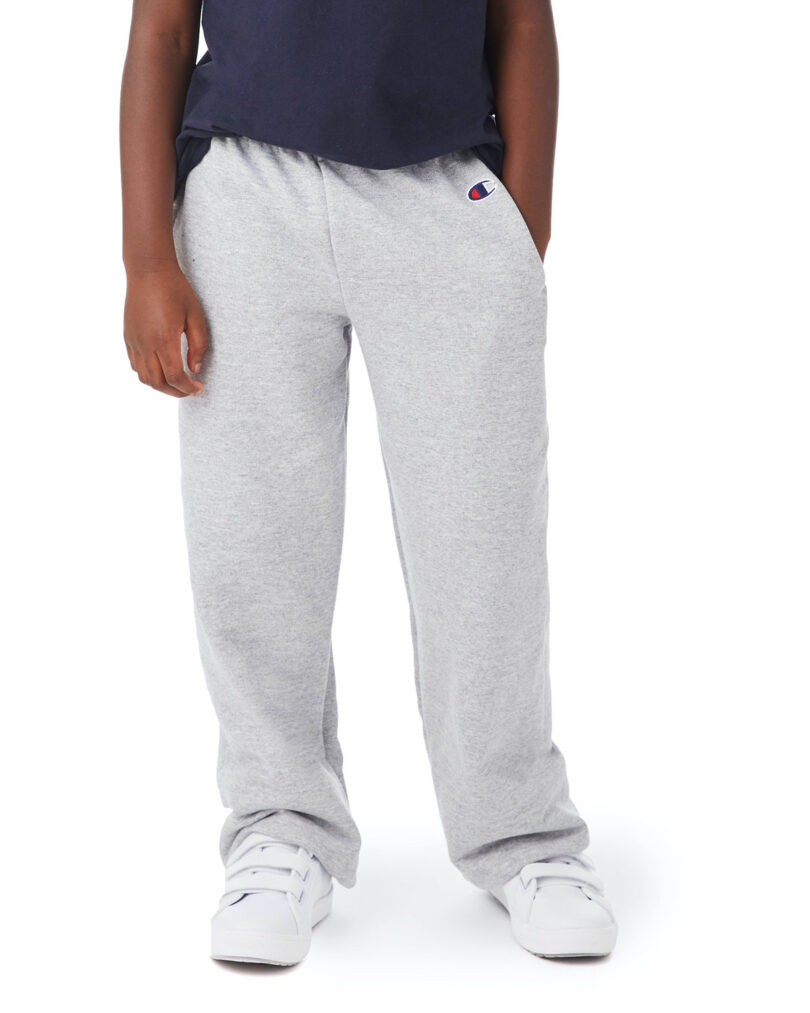 Youth Powerblend  Open-Bottom Fleece Pant with Pockets