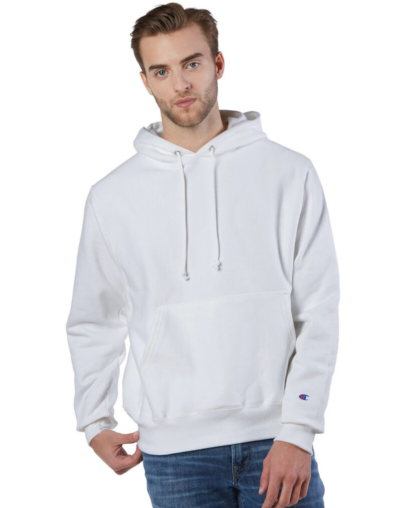 Reverse Weave  Pullover Hooded Sweatshirt