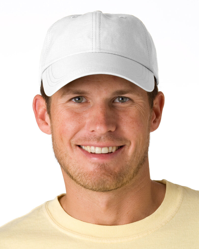 Low-Profile Cap with Elongated Bill