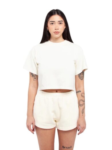 Ladies' Garment Dye Crop T-Shirt