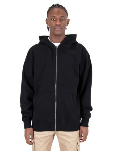 Men's Garment Dye Double-Zip Hooded Sweatshirt