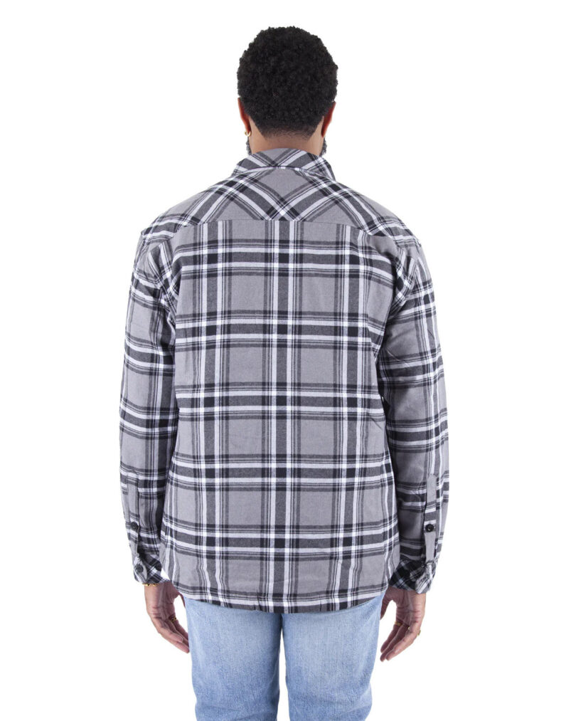 Men's Plaid Flannel Jacket - Image 2