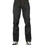 Men's Raw Denim Straight-Leg Jean Pant