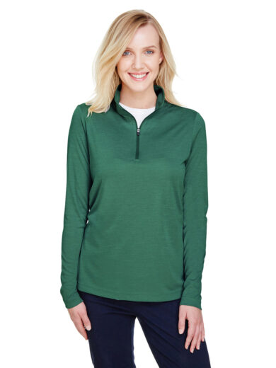 Ladies' Zone Sonic Heather Performance Quarter-Zip