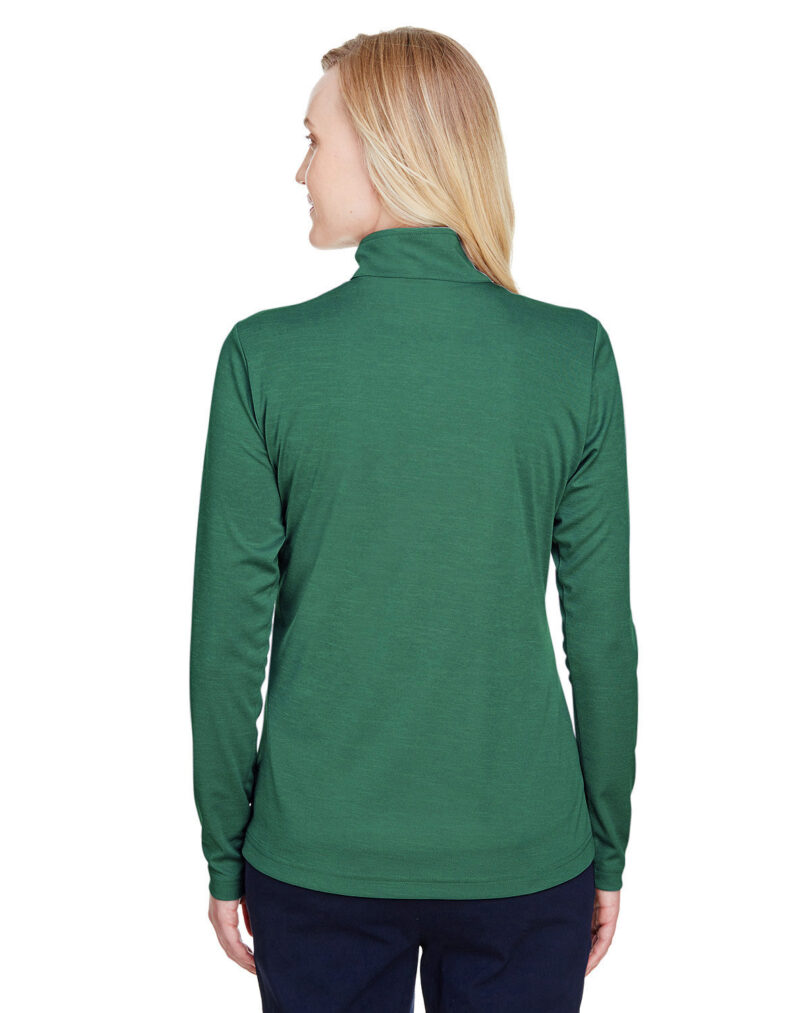 Ladies' Zone Sonic Heather Performance Quarter-Zip - Image 2