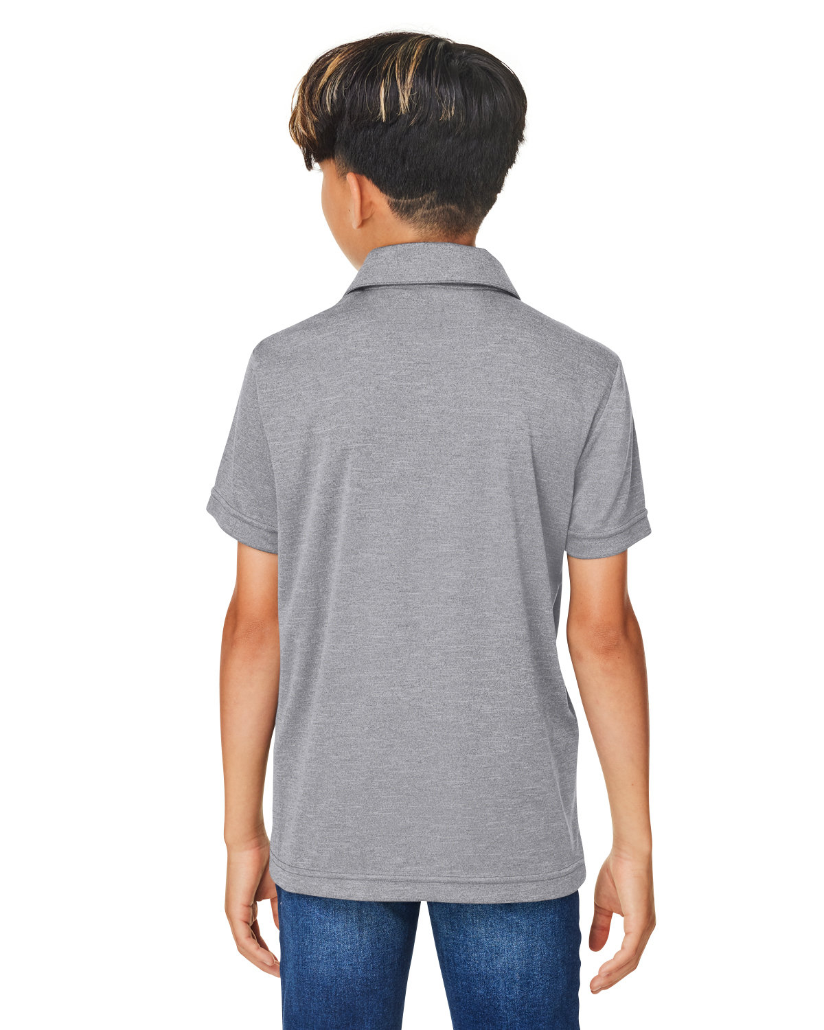 Youth Zone Sonic Heather Performance Polo - Image 2