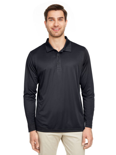 Men's Zone Performance Long Sleeve Polo