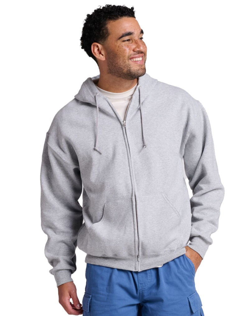 Unisex Rugged  Full-Zip Hooded Sweatshirt