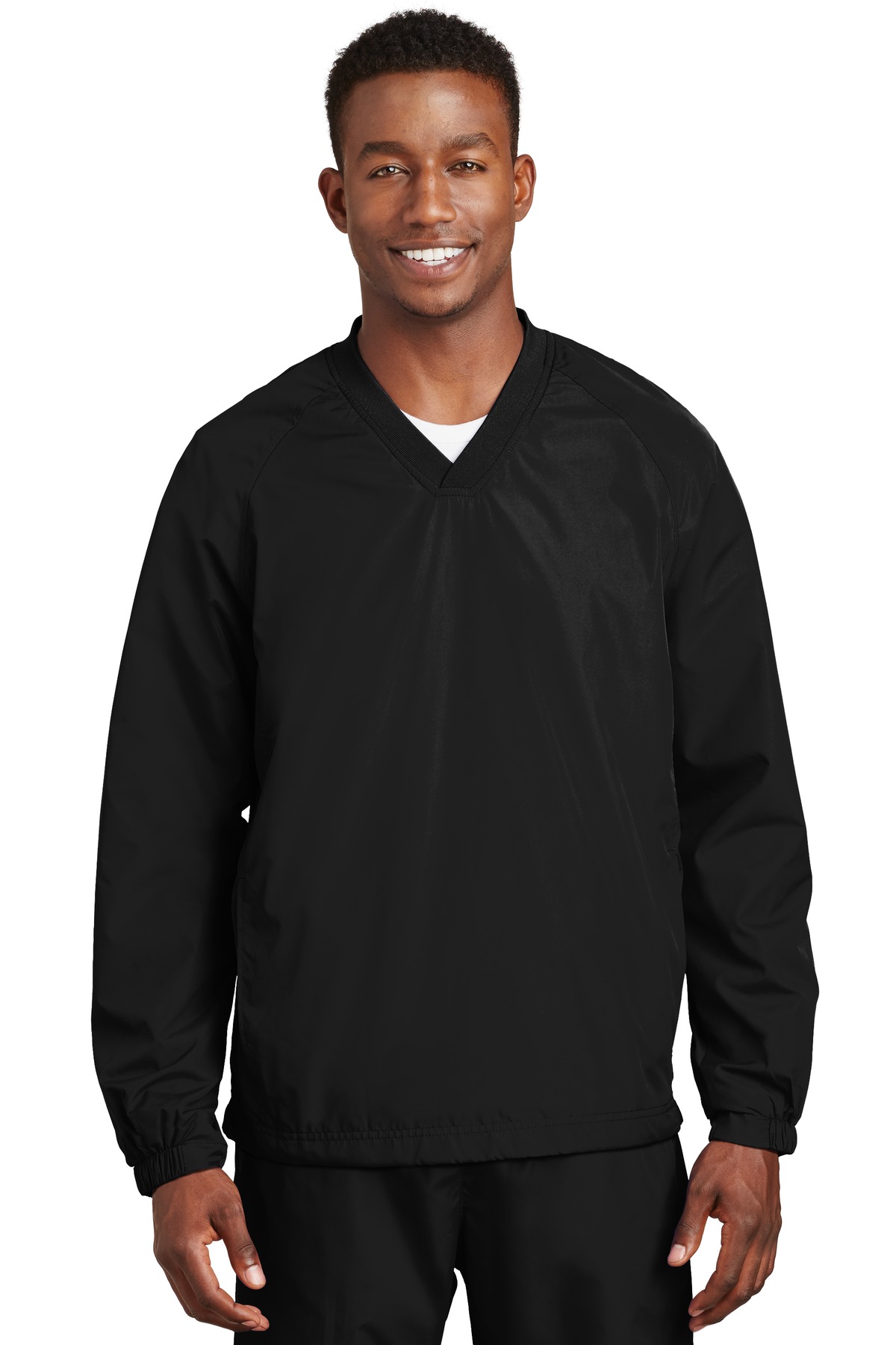 Sport-Tek ® V-Neck Raglan Wind Shirt. JST72