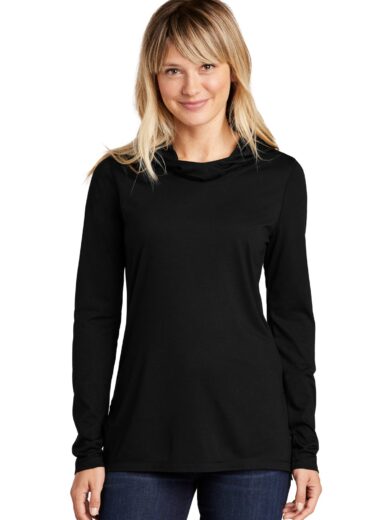 Sport-Tek ®  Women's PosiCharge  ®  Tri-Blend Wicking Long Sleeve Hoodie LST406