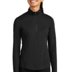 Sport-Tek  ®  Women's PosiCharge  ®  Tri-Blend Wicking 1/4-Zip Pullover. LST407