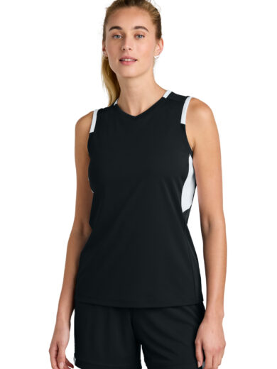 Sport-Tek ®  Women's Club Sleeveless V-Neck LST441
