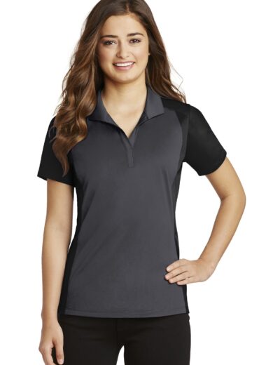 Sport-Tek ®  Women's Colorblock Micropique Sport-Wick ®  Polo. LST652