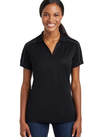 Sport-Tek ®  Women's Micropique Sport-Wick ®  Piped Polo. LST653