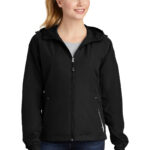 Sport-Tek ®  Women's Colorblock Hooded Raglan Jacket. LST76