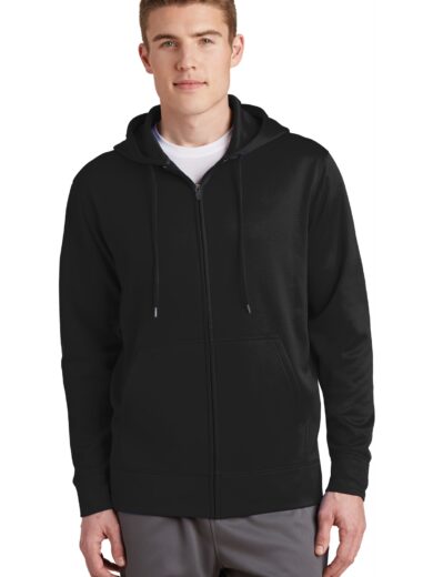 Sport-Tek ®  Sport-Wick ®  Fleece Full-Zip Hooded Jacket.  ST238
