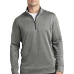 Sport-Tek  ®  PosiCharge  ®  Sport-Wick  ®  Heather Fleece 1/4-Zip Pullover. ST263