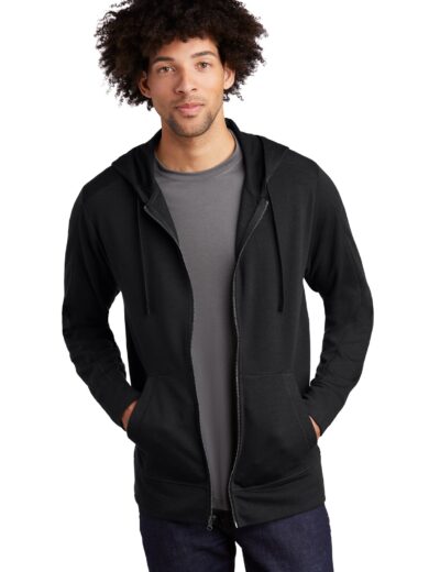 Sport-Tek  ®  PosiCharge  ®  Tri-Blend Wicking Fleece Full-Zip Hooded Jacket ST293