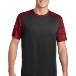 Sport-Tek ®  CamoHex Colorblock Tee. ST371