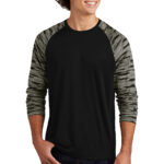 Sport-Tek ®  Drift Camo Colorblock Long Sleeve Tee ST376LS