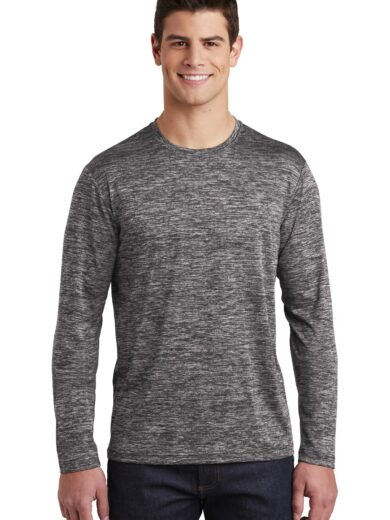 Sport-Tek  ®  PosiCharge  ®  Long Sleeve Electric Heather Tee. ST390LS