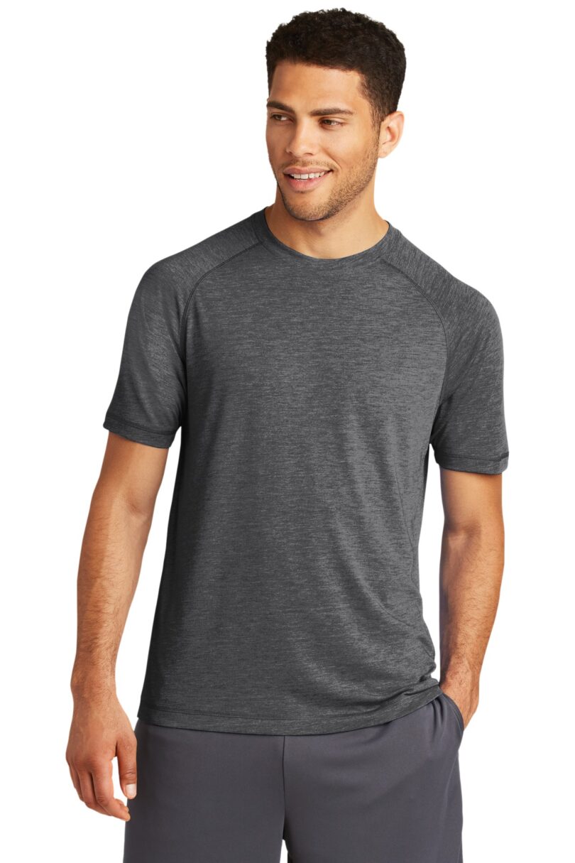 Sport-Tek  ®  PosiCharge  ®  Tri-Blend Wicking Raglan Tee. ST400