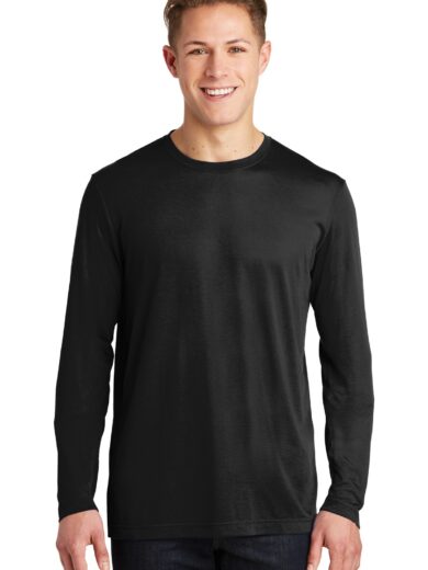 Sport-Tek ®  Long Sleeve PosiCharge ®  Competitor ™  Cotton Touch ™  Tee. ST450LS