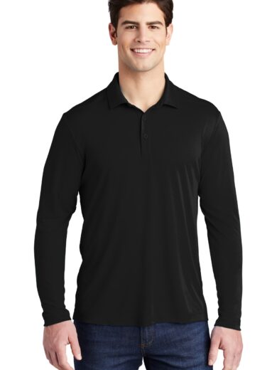 Sport-Tek  ®   Posi-UV ®   Pro Long Sleeve Polo. ST520LS