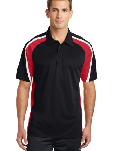 Sport-Tek ®  Tricolor Micropique Sport-Wick ®  Polo. ST654