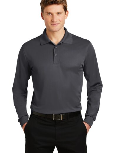 Sport-Tek ®  Long Sleeve Micropique Sport-Wick ®  Polo. ST657