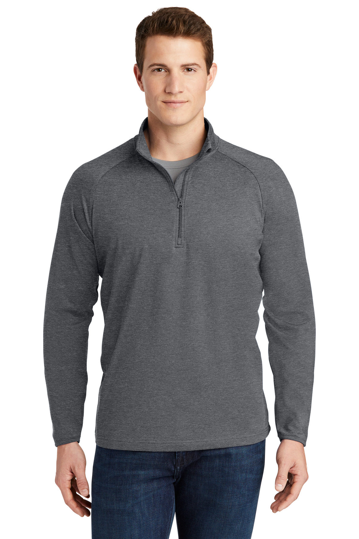 Sport-Tek ® Sport-Wick ® Stretch 1/4-Zip Pullover. ST850