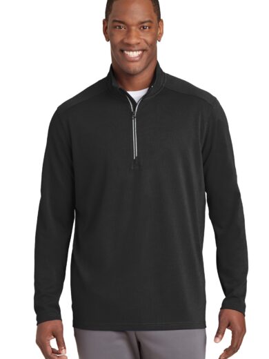 Sport-Tek ®  Sport-Wick ®  Textured 1/4-Zip Pullover.  ST860