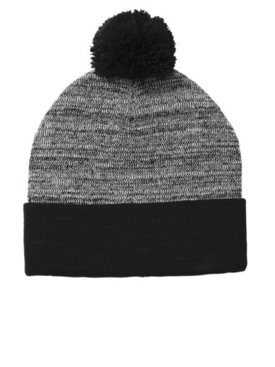 Sport-Tek  ®  Heather Pom Pom Beanie STC41