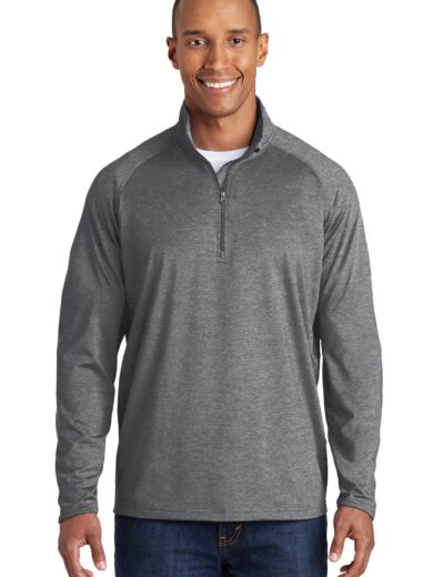 Sport-Tek ®  Tall Sport-Wick ®  Stretch 1/4-Zip Pullover. TST850