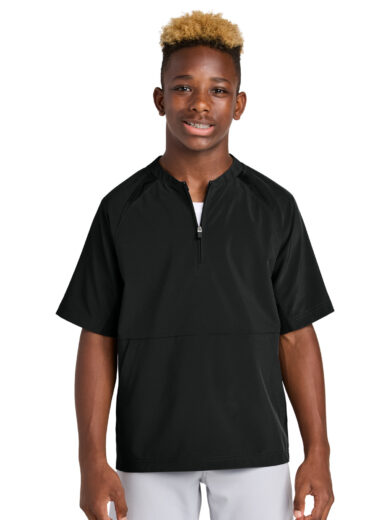 Sport-Tek ®  Youth Repeat 1/2-Zip Short Sleeve Jacket YJST489