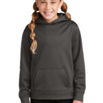 Sport-Tek ®  Youth Sport-Wick ®  Fleece Hooded Pullover. YST244