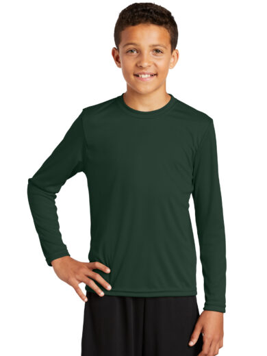Sport-Tek ®  Youth Long Sleeve PosiCharge ®  Competitor™ Tee. YST350LS