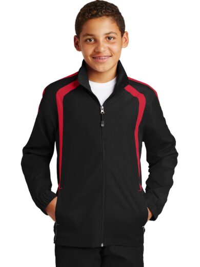 Sport-Tek ®  Youth Colorblock Raglan Jacket. YST60