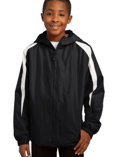 Sport-Tek ®  Youth Fleece-Lined Colorblock Jacket. YST81