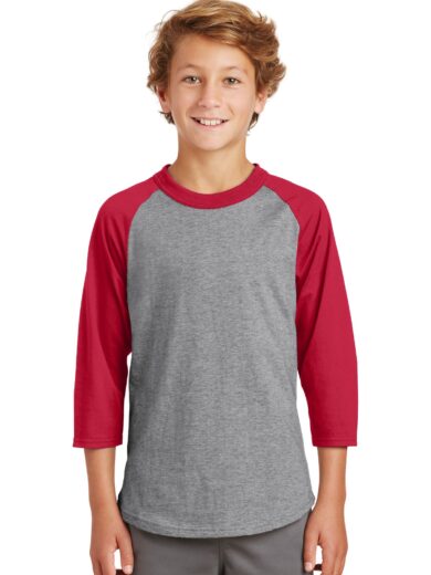 Sport-Tek ®  Youth Colorblock Raglan Jersey.  YT200